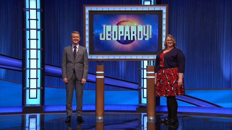 Lester and “Jeopardy” host Ken Jennings.